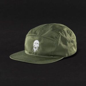 Liquid Death camper hat - 5 panel eternal death hat olive green